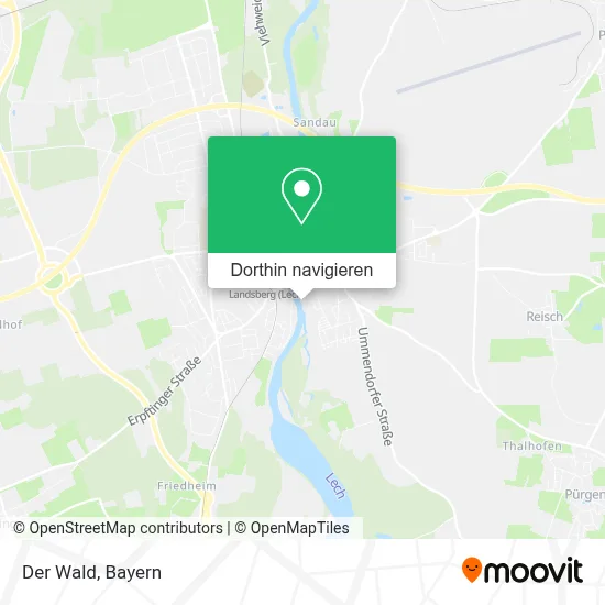 Der Wald Karte