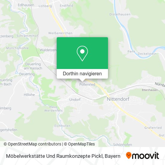 Möbelwerkstätte Und Raumkonzepte Pickl Karte