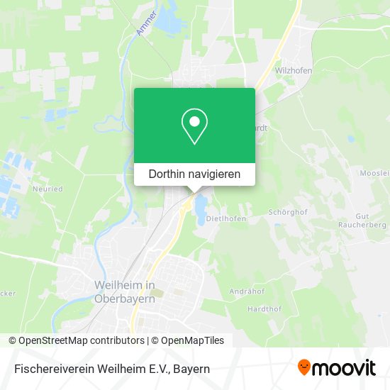 Fischereiverein Weilheim E.V. Karte