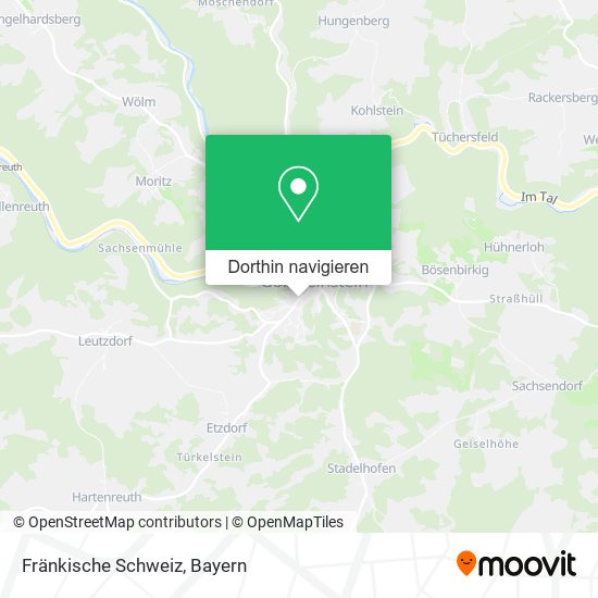 Fränkische Schweiz Karte