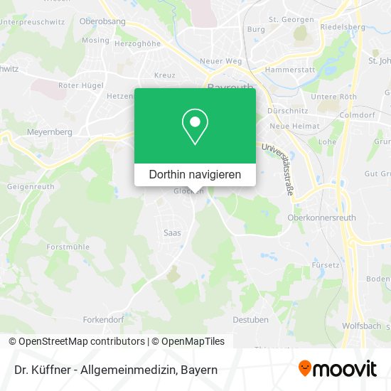 Dr. Küffner - Allgemeinmedizin Karte