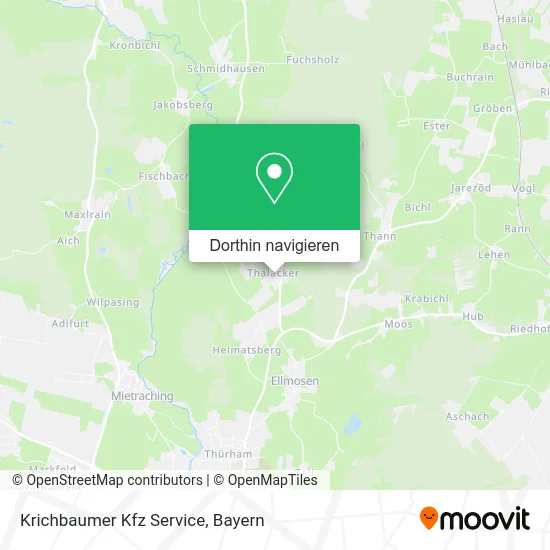 Krichbaumer Kfz Service Karte