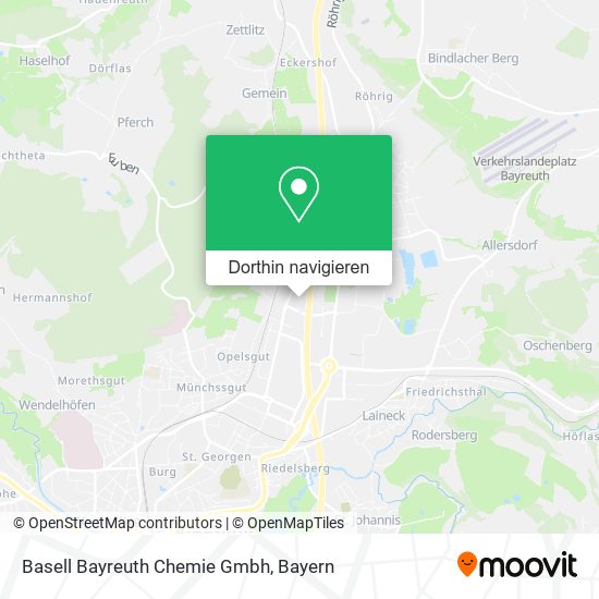 Basell Bayreuth Chemie Gmbh Karte