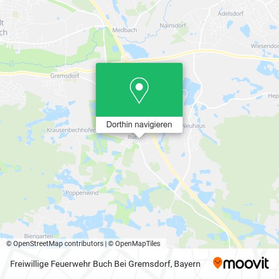 Freiwillige Feuerwehr Buch Bei Gremsdorf Karte