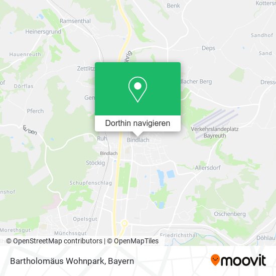 Bartholomäus Wohnpark Karte