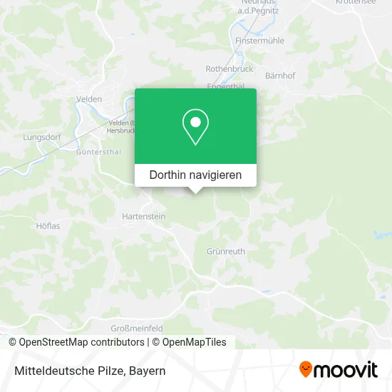 Mitteldeutsche Pilze Karte