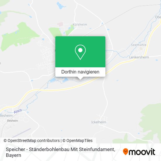 Speicher - Ständerbohlenbau Mit Steinfundament Karte