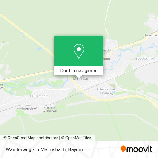 Wanderwege In Malmsbach Karte