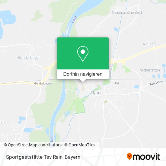 Sportgaststätte Tsv Rain Karte