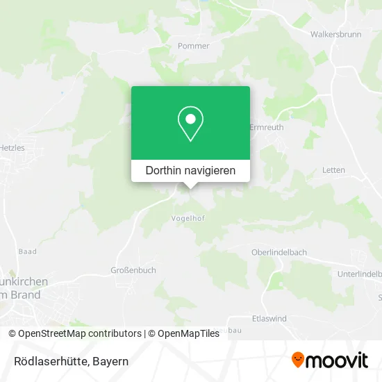 Rödlaserhütte Karte