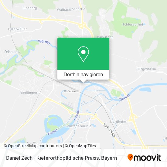 Daniel Zech - Kieferorthopädische Praxis Karte