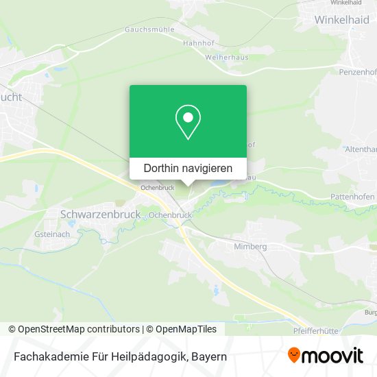 Fachakademie Für Heilpädagogik Karte