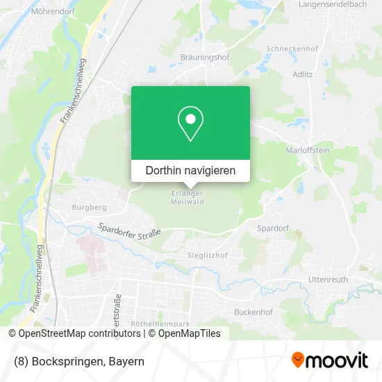 (8) Bockspringen Karte