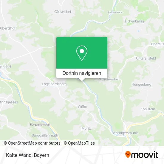 Kalte Wand Karte