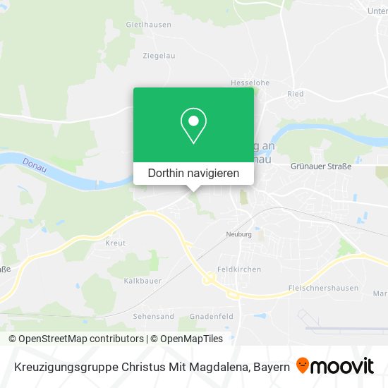 Kreuzigungsgruppe Christus Mit Magdalena Karte