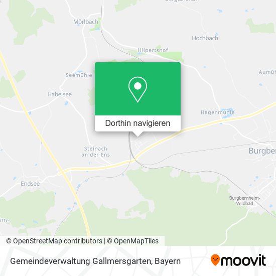 Gemeindeverwaltung Gallmersgarten Karte