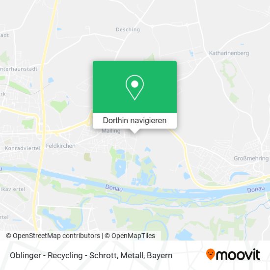 Oblinger - Recycling - Schrott, Metall Karte
