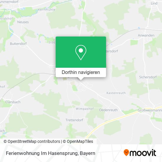 Ferienwohnung Im Hasensprung Karte