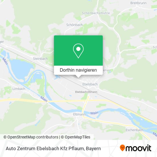 Auto Zentrum Ebelsbach Kfz Pflaum Karte