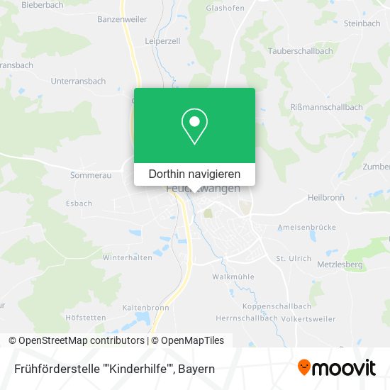 Frühförderstelle ""Kinderhilfe"" Karte