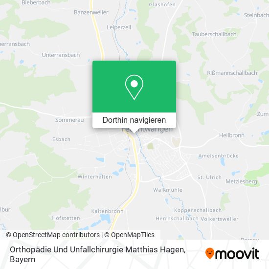 Orthopädie Und Unfallchirurgie Matthias Hagen Karte