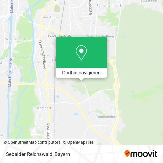 Sebalder Reichswald Karte