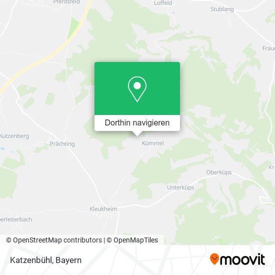 Katzenbühl Karte