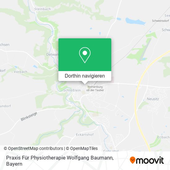 Praxis Für Physiotherapie Wolfgang Baumann Karte