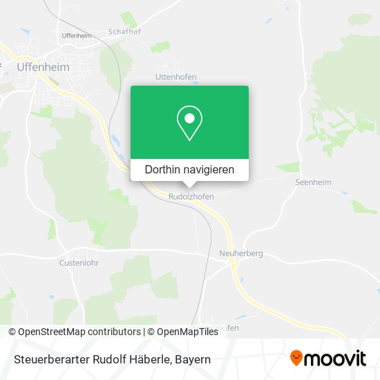 Steuerberarter Rudolf Häberle Karte