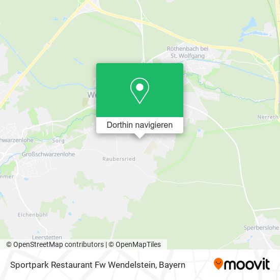 Sportpark Restaurant Fw Wendelstein Karte