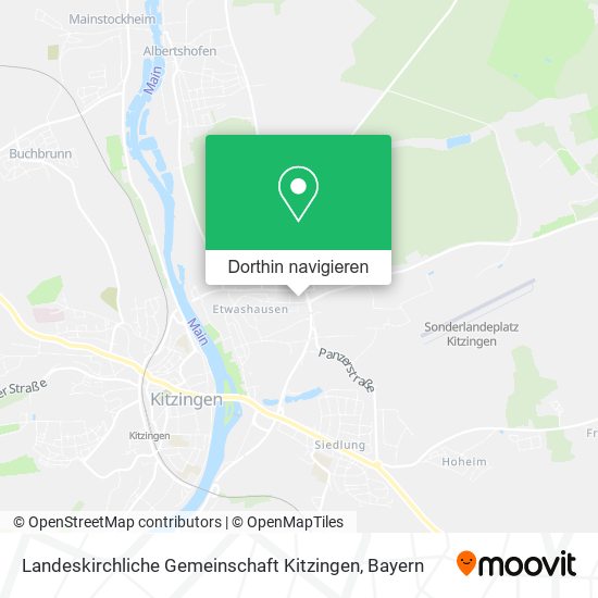 Landeskirchliche Gemeinschaft Kitzingen Karte