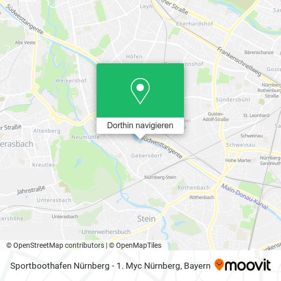 Sportboothafen Nürnberg - 1. Myc Nürnberg Karte