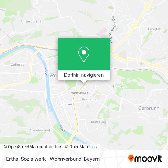 Erthal Sozialwerk - Wohnverbund Karte