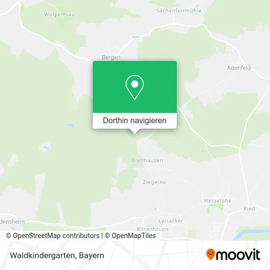 Waldkindergarten Karte