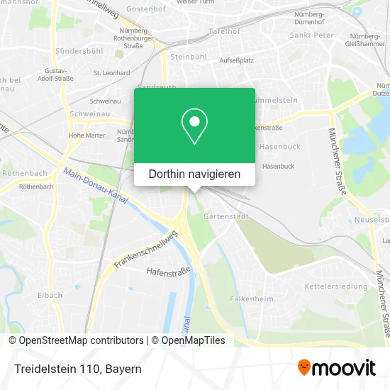 Treidelstein 110 Karte