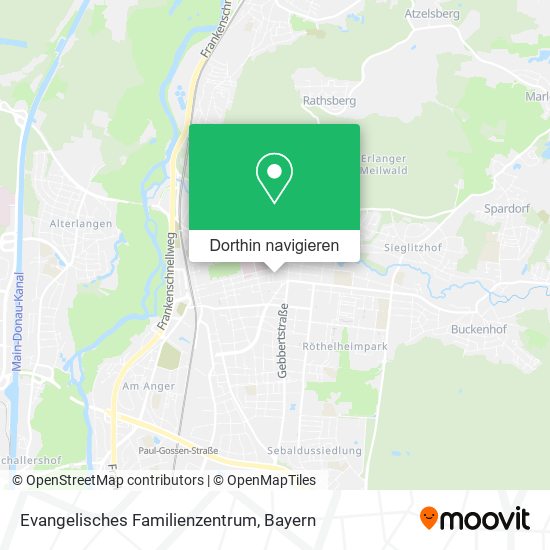 Evangelisches Familienzentrum Karte
