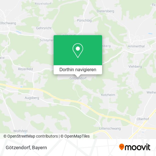 Götzendorf Karte