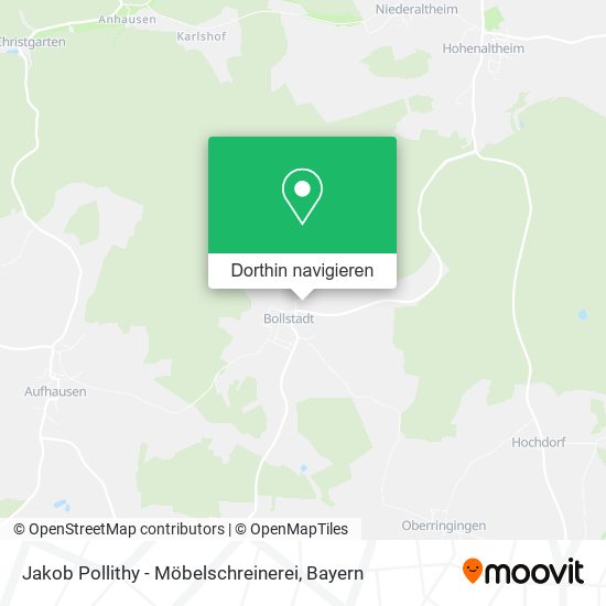 Jakob Pollithy - Möbelschreinerei Karte