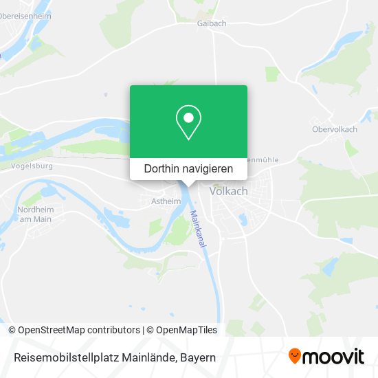 Reisemobilstellplatz Mainlände Karte