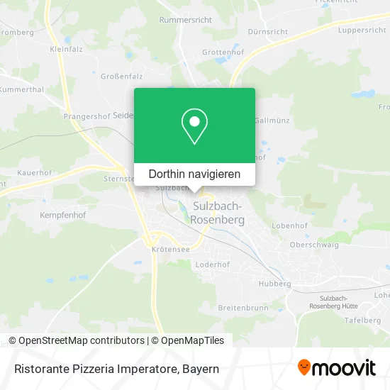 Ristorante Pizzeria Imperatore Karte