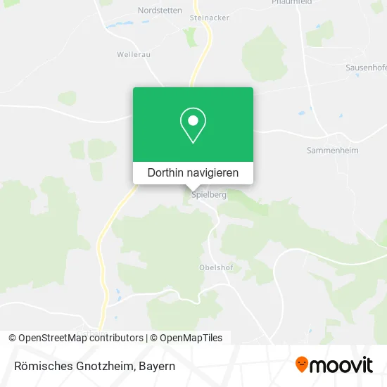 Römisches Gnotzheim Karte