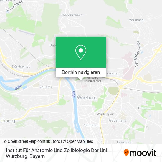 Institut Für Anatomie Und Zellbiologie Der Uni Würzburg Karte