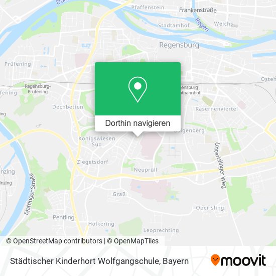 Städtischer Kinderhort Wolfgangschule Karte