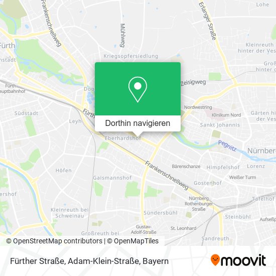 Fürther Straße, Adam-Klein-Straße Karte