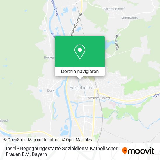 Insel - Begegnungsstätte Sozialdienst Katholischer Frauen E.V. Karte