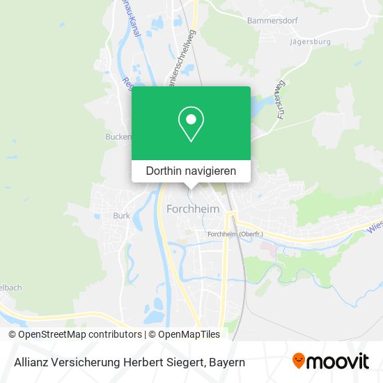 Allianz Versicherung Herbert Siegert Karte