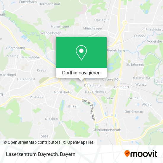 Laserzentrum Bayreuth Karte