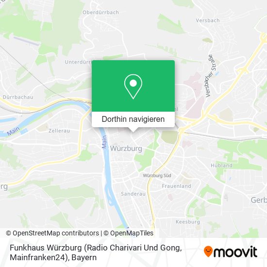 Funkhaus Würzburg (Radio Charivari Und Gong, Mainfranken24) Karte