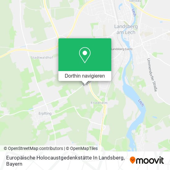 Europäische Holocaustgedenkstätte In Landsberg Karte