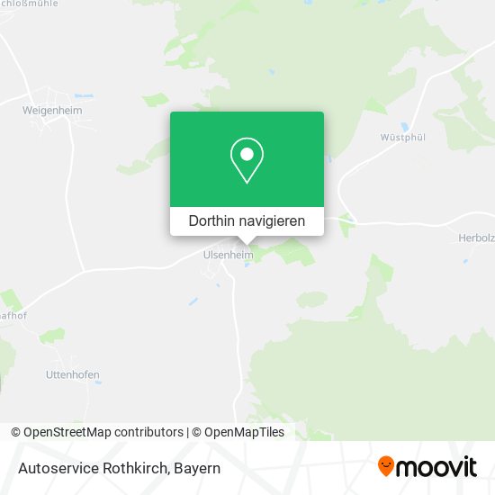 Autoservice Rothkirch Karte